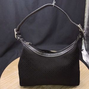 Black shoulder bag by Talbots
